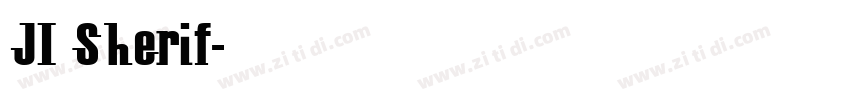 JI Sherif字体转换